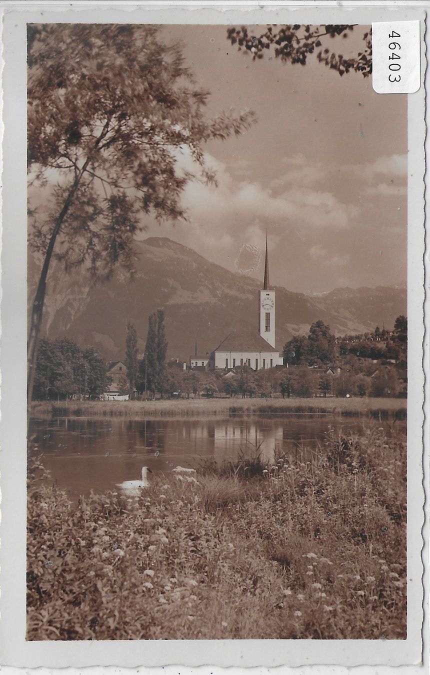 Cartoline postali: Buchs SG - Ref. Kirche – Usato da Ettingen venduto da Kartenplanet