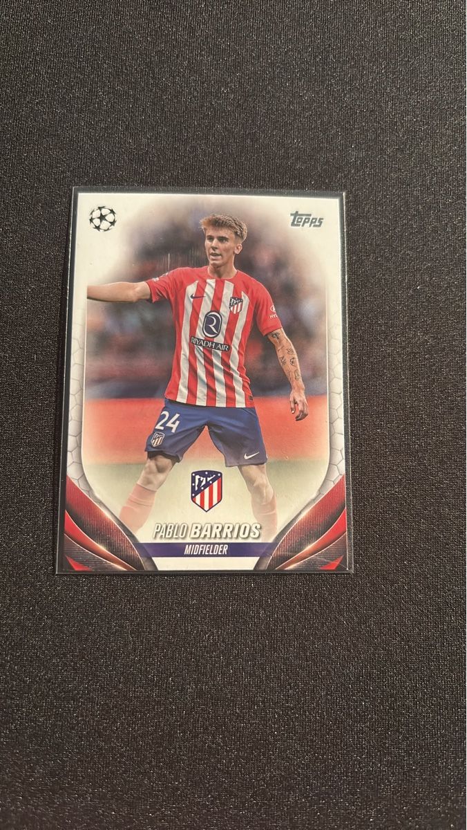Topps Sammelbilder & Trading cards: Topps - Pablo Barrios - Atletico Madrid  – Gebraucht aus Kaiseraugst von Baum_12