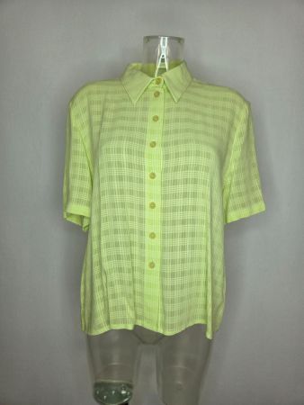 Vintage Viskosebluse 80er Gr. 42/L