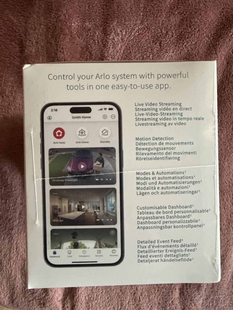 Arlo Videocamere: Arlo Essential Outdoor Camera 2nd Generation neu – Nuovo e nell'imballaggio originale da Höchstetten venduto da Daniele40 1