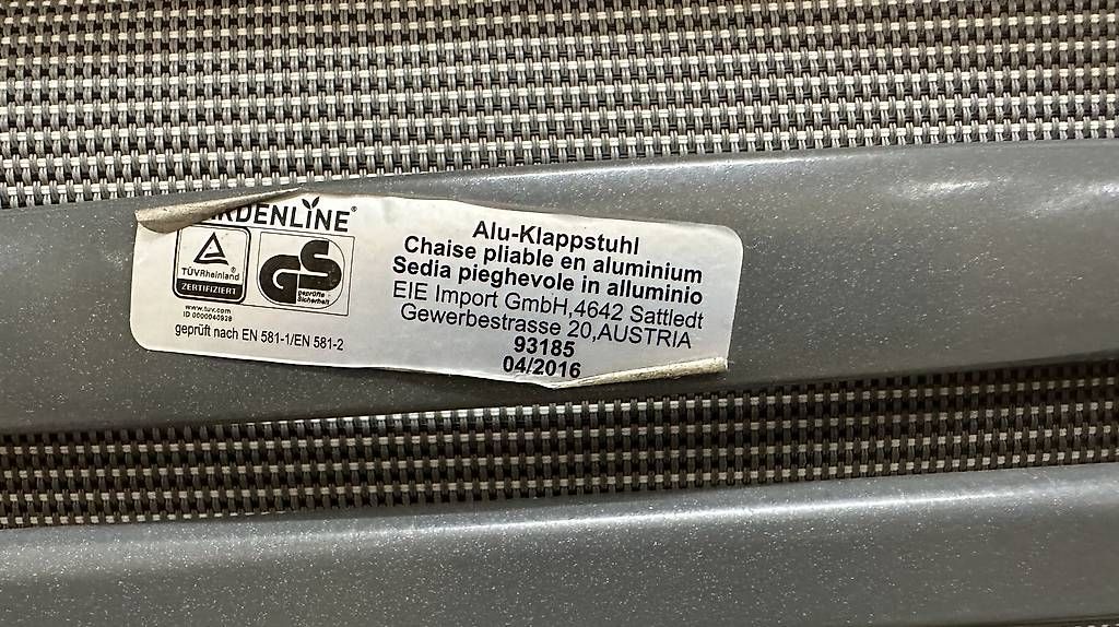 Sedie: Alu-Klappstuhl 2 Stk. – Usato da Rafz venduto da guslyt2007 2