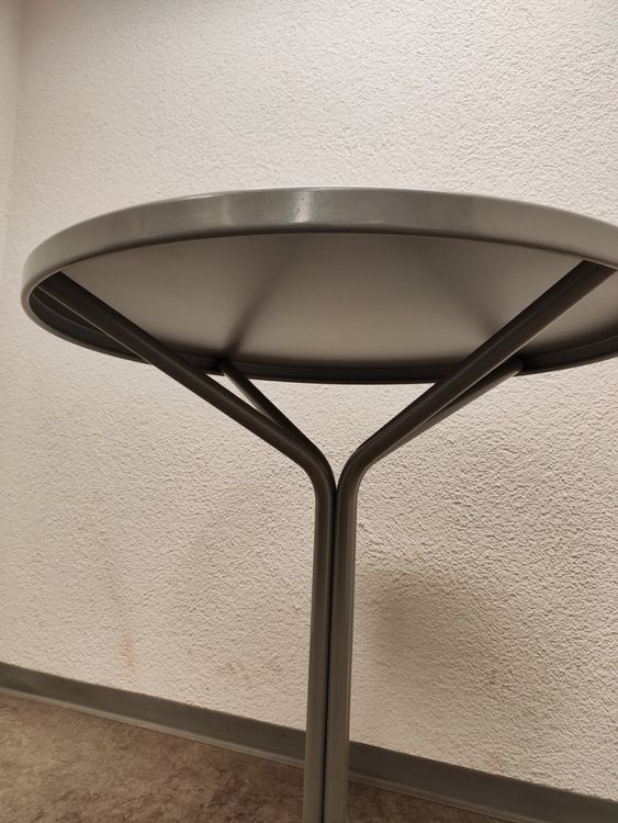 Balkontisch Faltbar Metall rund 60cm grau Kaufen auf Ricardo