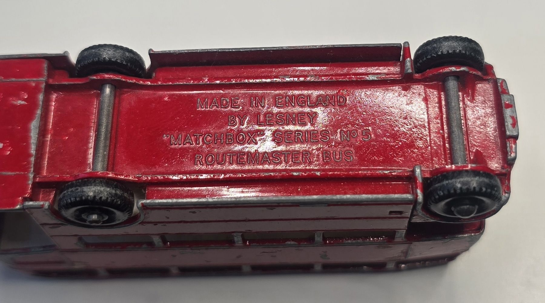 Matchbox Modellini d'auto: Matchbox Routemaster Bus – Usato da Kirchberg BE venduto da HotWheelsSammler 3