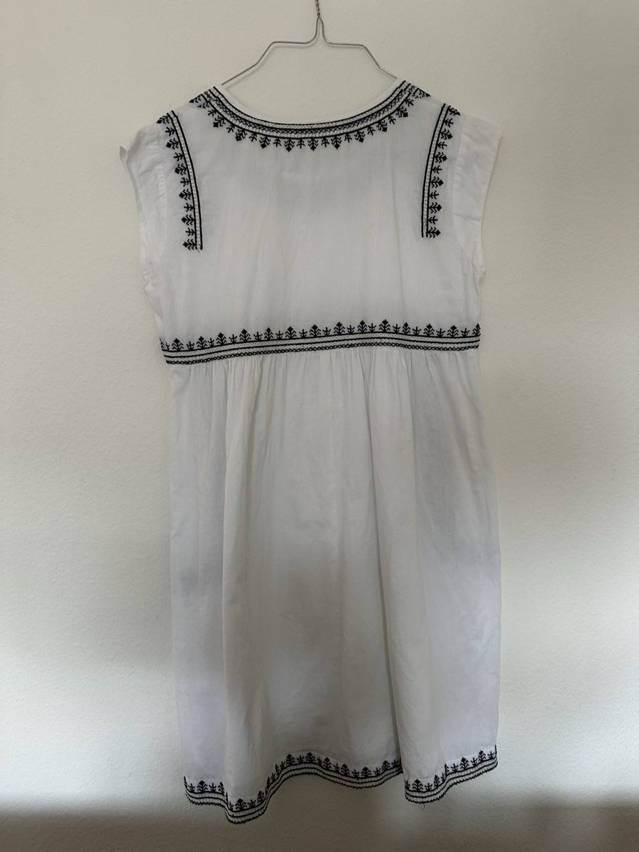 Globus Vestiti: Globus Tunika Kleid, Sommer, Gr. S, Weiss – Usato da Stäfa venduto da buecher10 4
