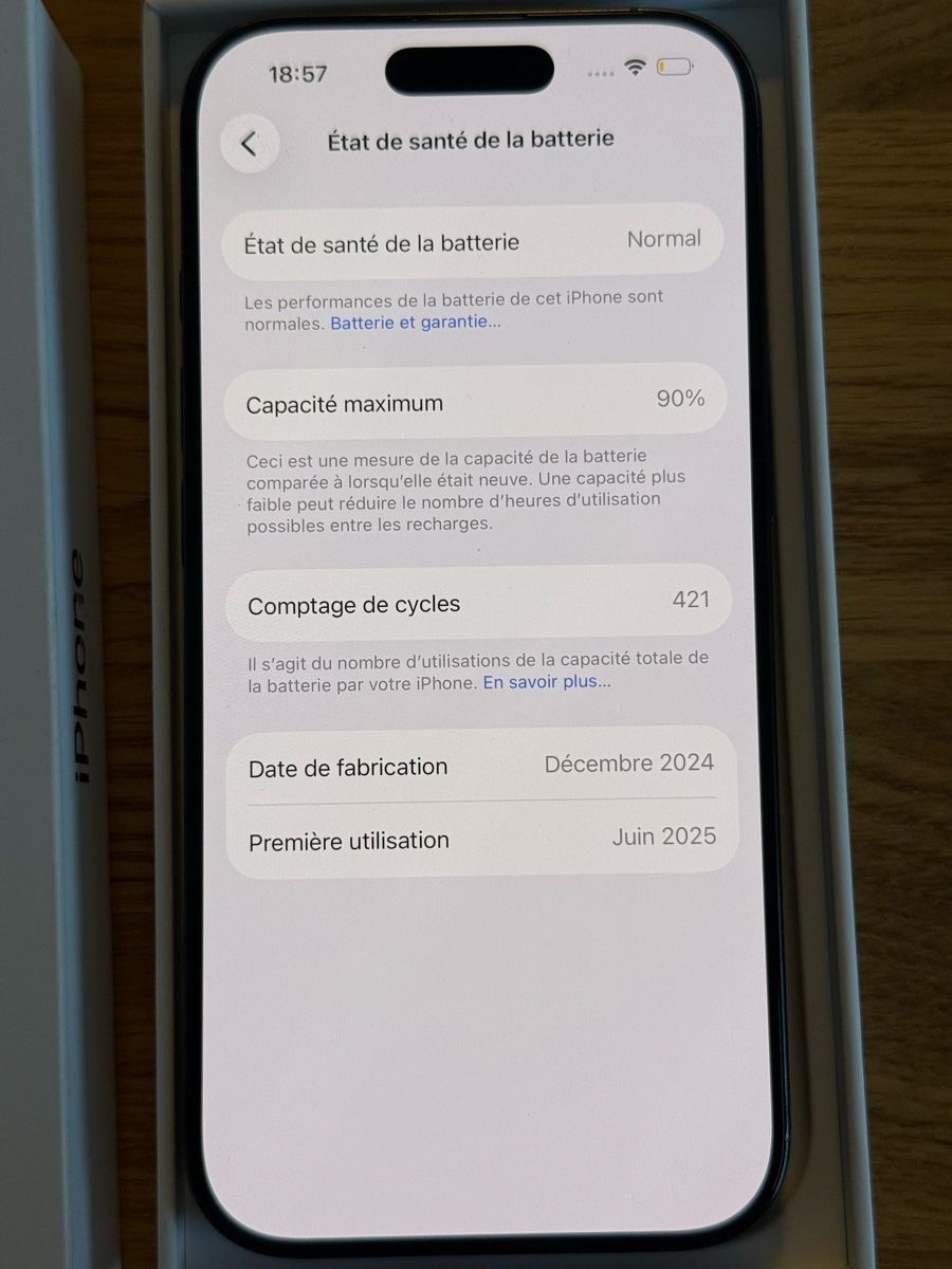 Apple Telefoni cellulari / Smartphones: iPhone 16 Pro 128GB  – Usato da Blonay venduto da IGORN 6