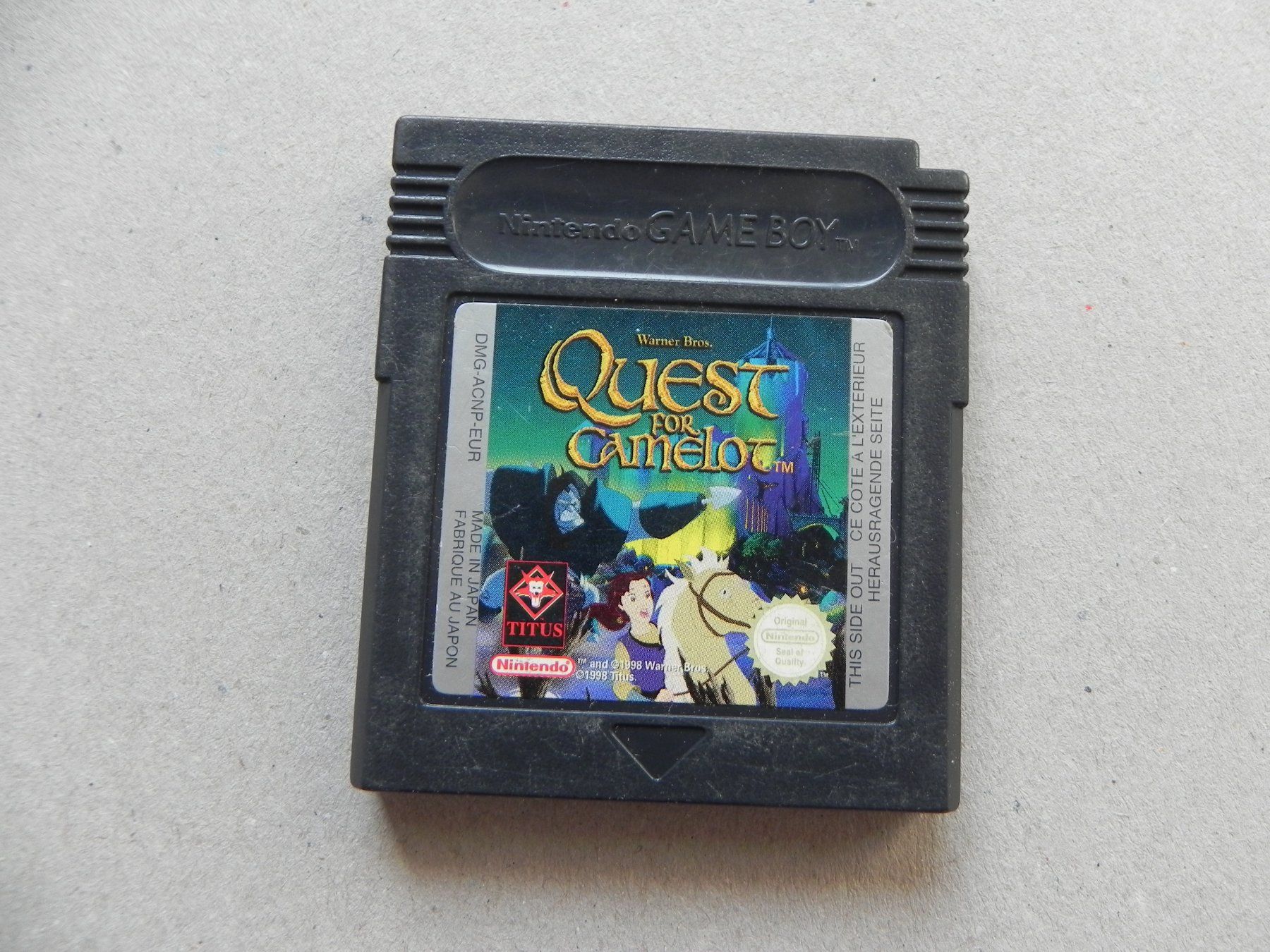 Nintendo Spiele: Nintendo Gameboy Game Boy Spiel Quest for Camelot – Gebraucht aus Siebnen von krimsie