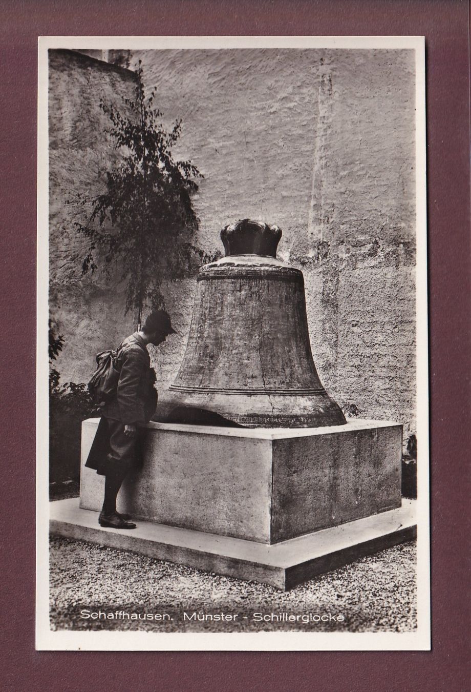 Ansichtskarten: SCHAFFHAUSEN - Münster - Schillerglocke – Gebraucht aus Pully von nicecards