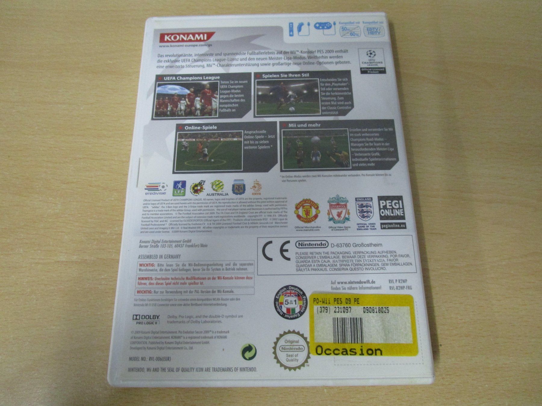 Nintendo Giochi: PES 2009 Pro Evolution Soccer Nintendo Wii – Usato da Goldau venduto da agestuffer 1