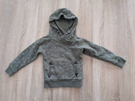Alpenrose Hoodie von KOWI Gr. 98 mit Edelweiss Herbst/Winter