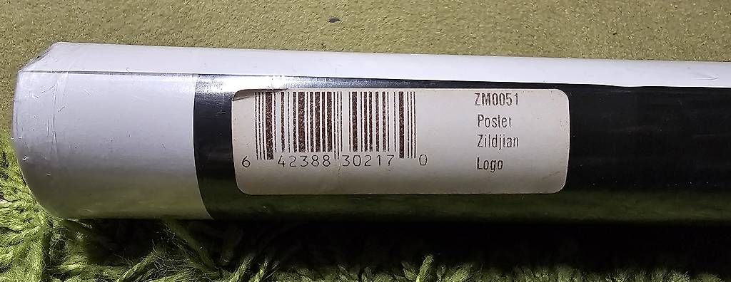 Strumenti musicali: Zildjian Logo Poster – Usato da Waldstatt venduto da jocus08 1