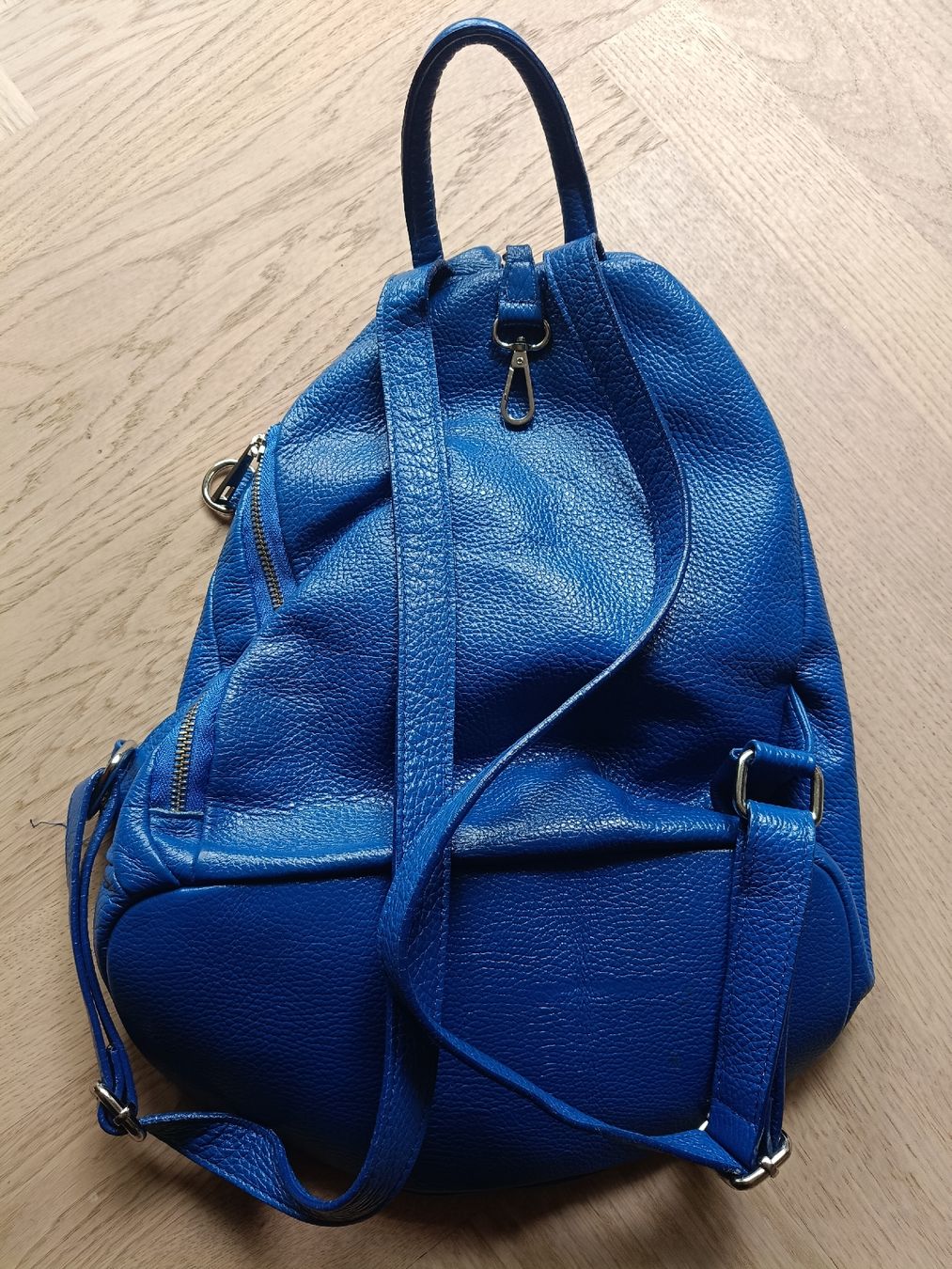 Zaini: Blauer Lederrucksack - Top Zustand! – Usato da Adliswil venduto da Vimovi 2