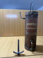 Extincteur ancien HYDRAT cuivre laiton accessoire inclus