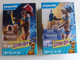 Playmobil Scooby-Doo, 2 Figuren Polizei & Feuerwehr, neu