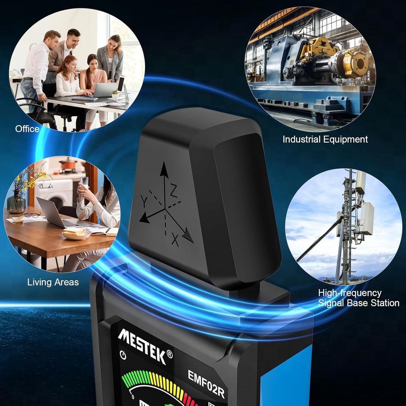 Misurare: Pro EMF Messgerät Strahlungsdetektor 5-in-1 – Nuovo e nell'imballaggio originale da Geneve venduto da Titi2008 8