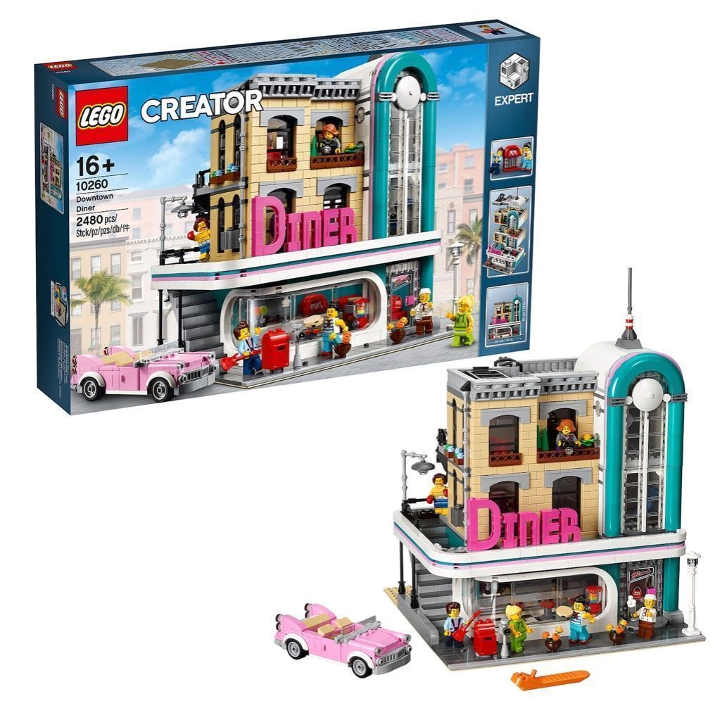 Lego Kit di costruzioni: LEGO 10260 - Downtown Diner – Nuovo e nell'imballaggio originale da Bern venduto da Seekey 4