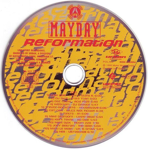 CD: MayDay REFORMATION   Electronic Techno Hard Trance Acid 2CD – Usato da Kandergrund venduto da Sososo 4