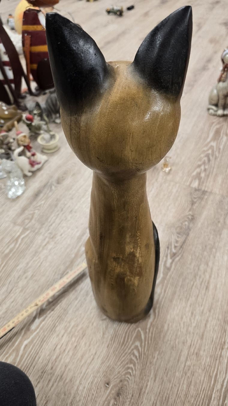 Tutte le decorazioni: Holzkatze Dekofigur – Usato da Tuggen venduto da Santasbag 3