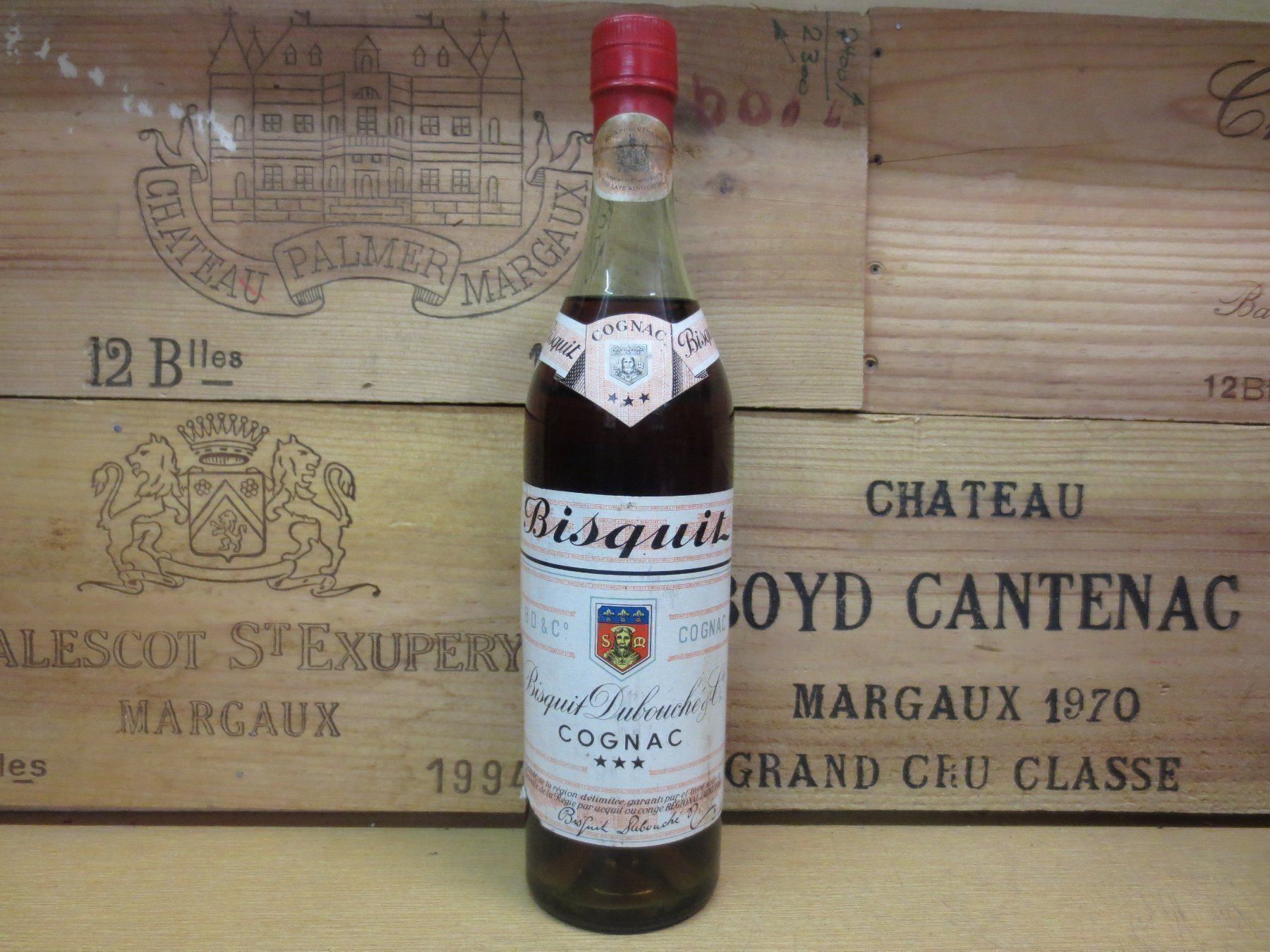 Spirituosen: Bisquit *** Dubouché Cognac bot. 60's – Neu (gemäss Beschreibung) aus Schöftland von Luxury-Store