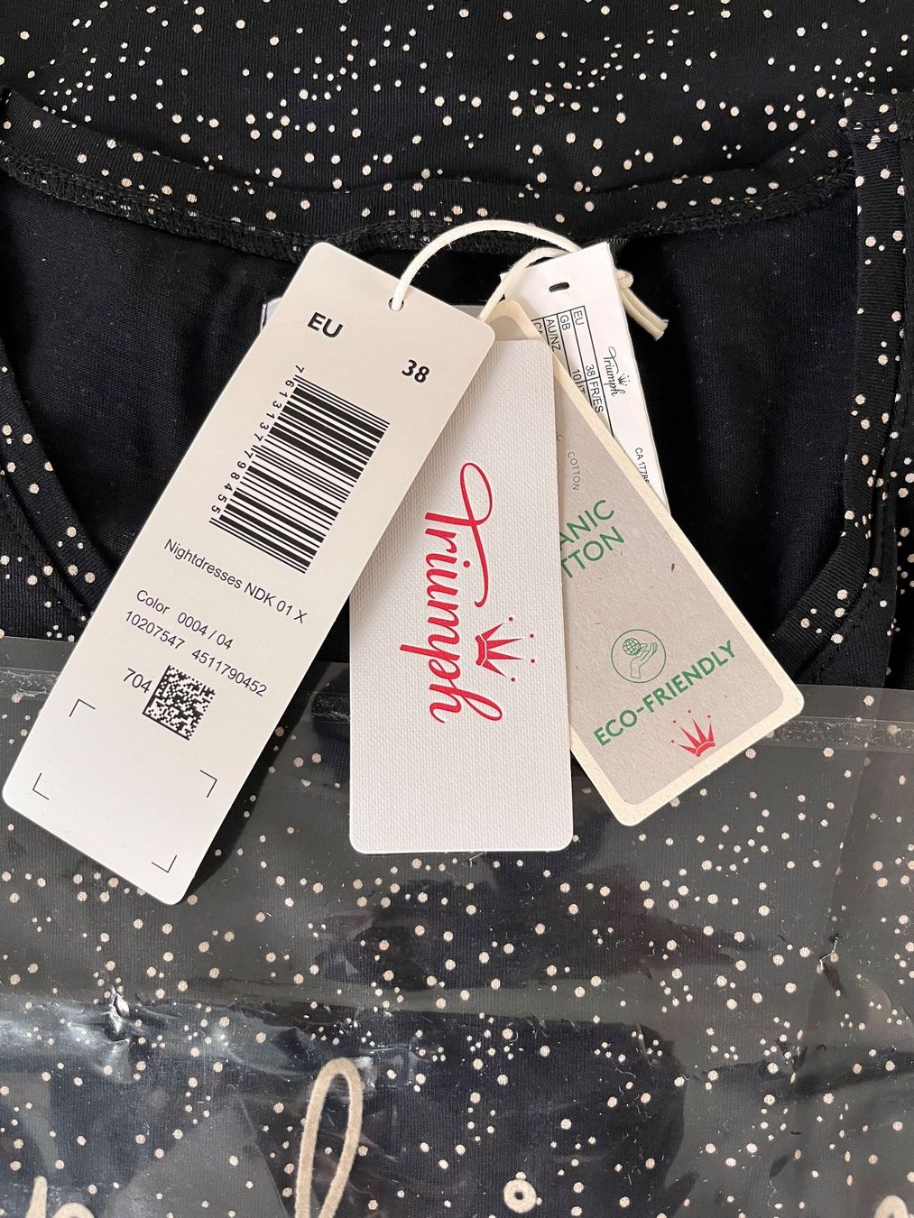 Triumph Negligees & Pyjamas: TRIUMPH, Nachthemd Kurzarm, Grösse 38, Farbe Schwarz – Neu und originalverpackt aus Rudolfstetten von gst_g7xl 4