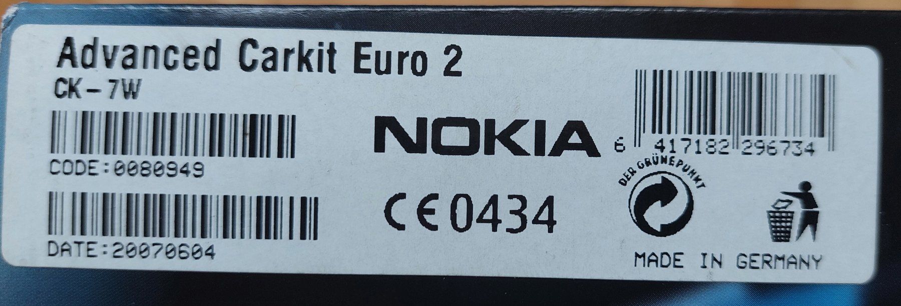 Nokia Telefoni cellulari / Smartphones: Nokia CK-7W bluetooth carkit Freisprecheinrichtung – Usato da Heimberg venduto da afanki1 1