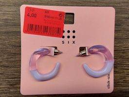Ohrschmuck rosa neu