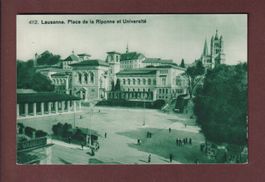 LAUSANNE - Place de la Riponne - 1933