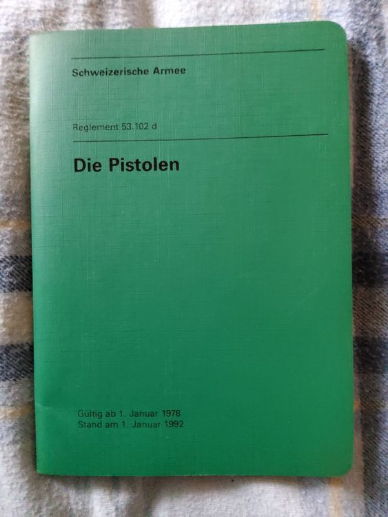 Reglement Armee Pistole 75 / 49 (Gebraucht) in Stans für CHF 20 – mit ...