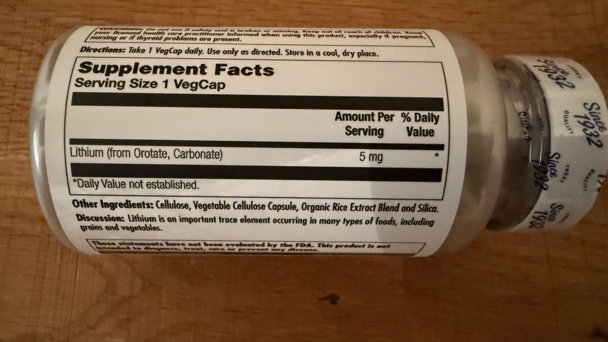 Cibi & Specialità: Lithium Orotate 5mg 5x120 Kapseln – Nuovo e nell'imballaggio originale da Subingen venduto da Riegelson 1