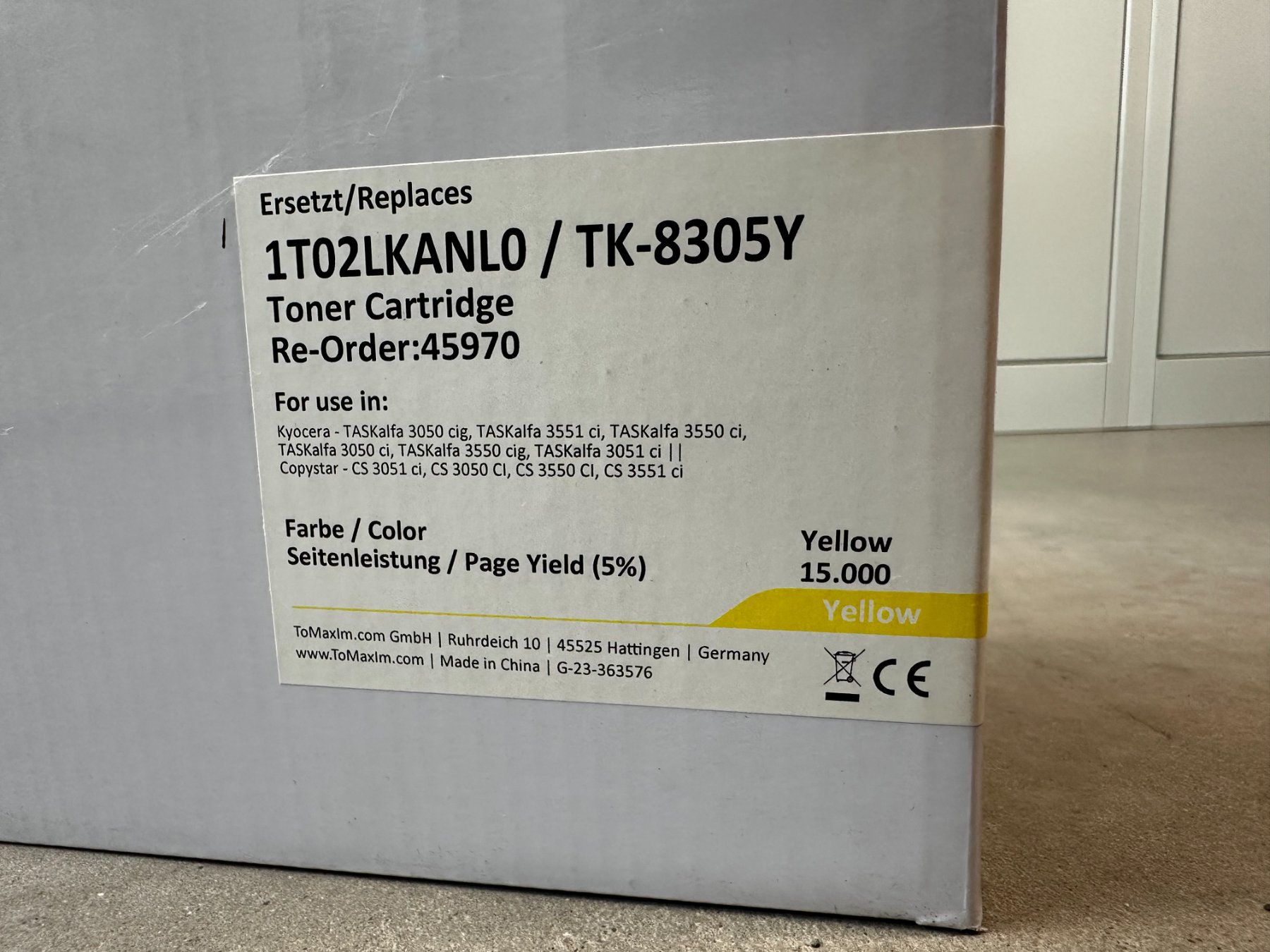Kyocera Cartucce per stampanti & toner: TK-8305 M/K/C/Y – Usato da Oberriet SG venduto da klva00