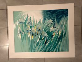 Sommerliche Iris-Malerei von Hemmeret,131/170