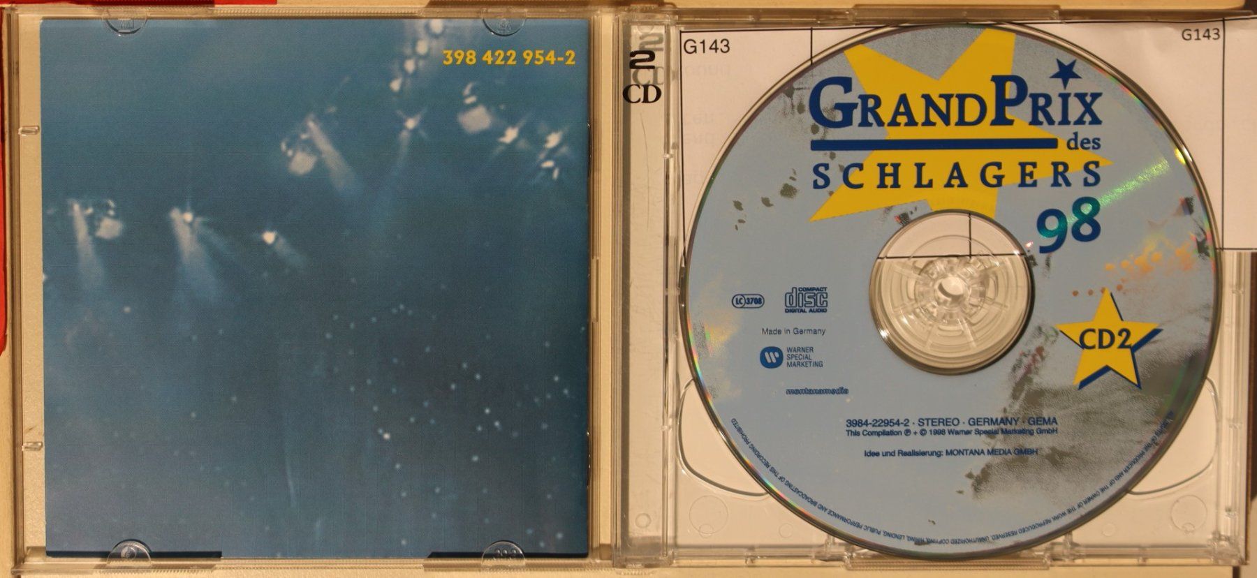 CD: Grand Prix Des Schlagers 98 – Usato da Luzern venduto da CONTENTI 1