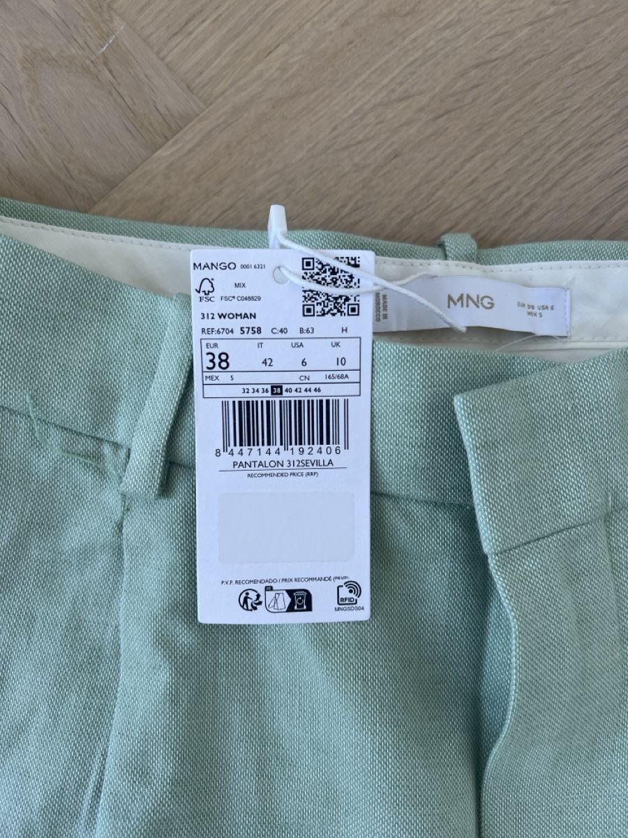 Mango Pantaloni: Neue Mango Stoffhose , Gr. 38 – Nuovo (secondo la descrizione) da Zürich venduto da prima.01 2