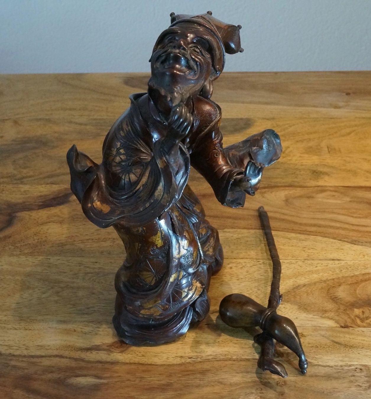 Skulpturen & Statuen: Japanisches Bronze-Okimono Edo- oder Meiji-Periode – Gebraucht aus Spreitenbach von Salesmanship 6