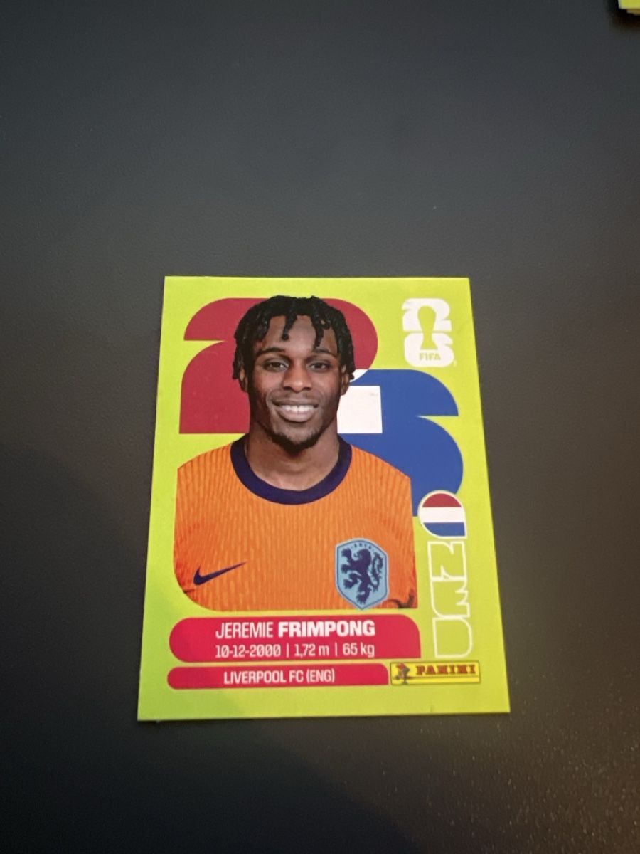 Panini Sammelbilder & Trading cards: Frimpong NED 8 Panini WM 2026 – Neu (gemäss Beschreibung) aus Möhlin von fl433