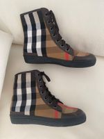RARITÄT - stylische Karo Stiefeletten, beige, Gr. 39