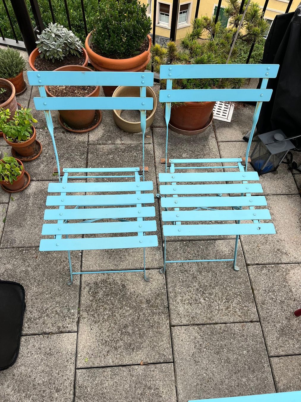 Set de table et chaises: Balkonmöbel Set 3-teilig – D'occasion à Zürich par gms13 1