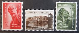 Belgien Kat. 992-994 * 1954 Kat. 60 Euro