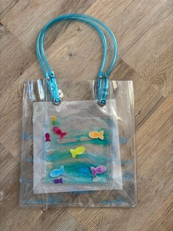 Sac cabas Chopard transparent Happy Fish - neuf