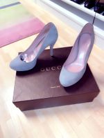 Gucci escarpins daim gris