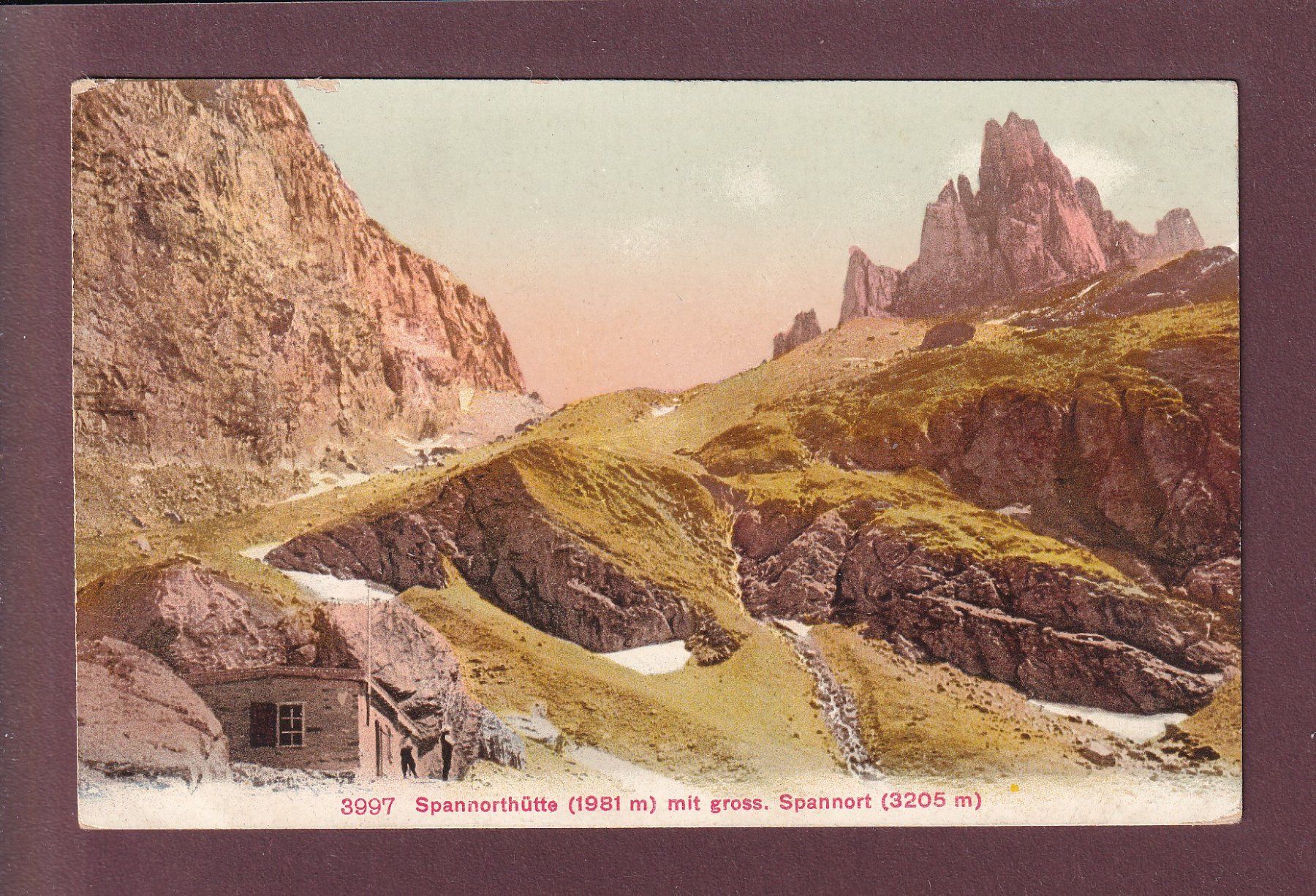 Ansichtskarten: SPANNORT-HÜTTE - Grosse Spannort – Gebraucht aus Pully von nicecards