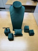 Set di 6 pezzi espositori gioielli-vetrina