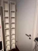 CD / DVD Regale Ikea Gnedby weiss 2 stk.