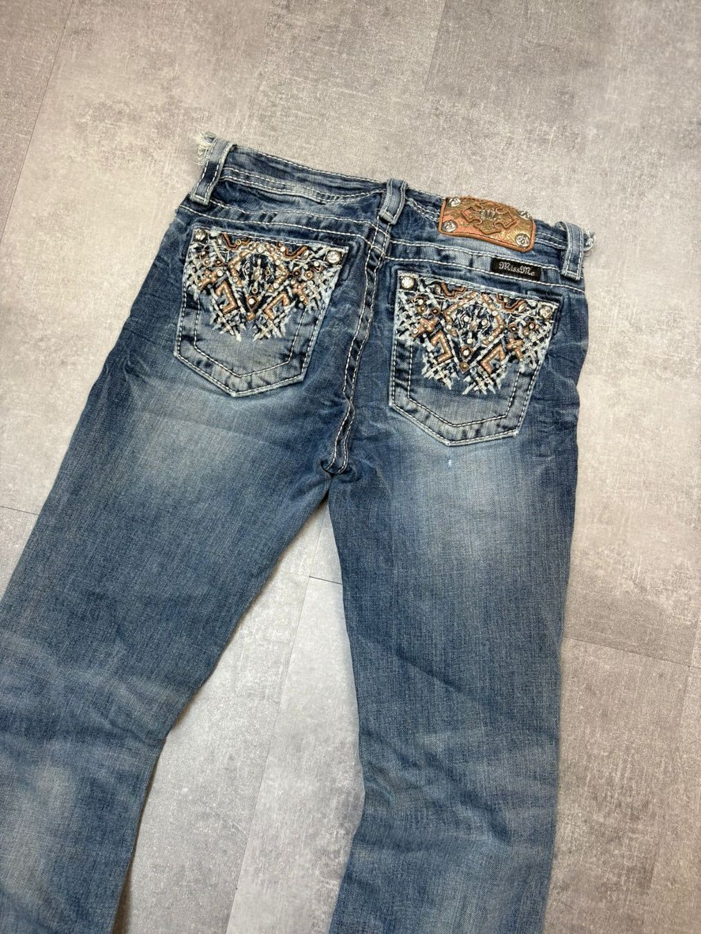 Jeans: Miss Me Bootcut Flared Jeans - Grösse XS/12 – Nuovo (secondo la descrizione) da Werdenberg venduto da hase.vintage 2