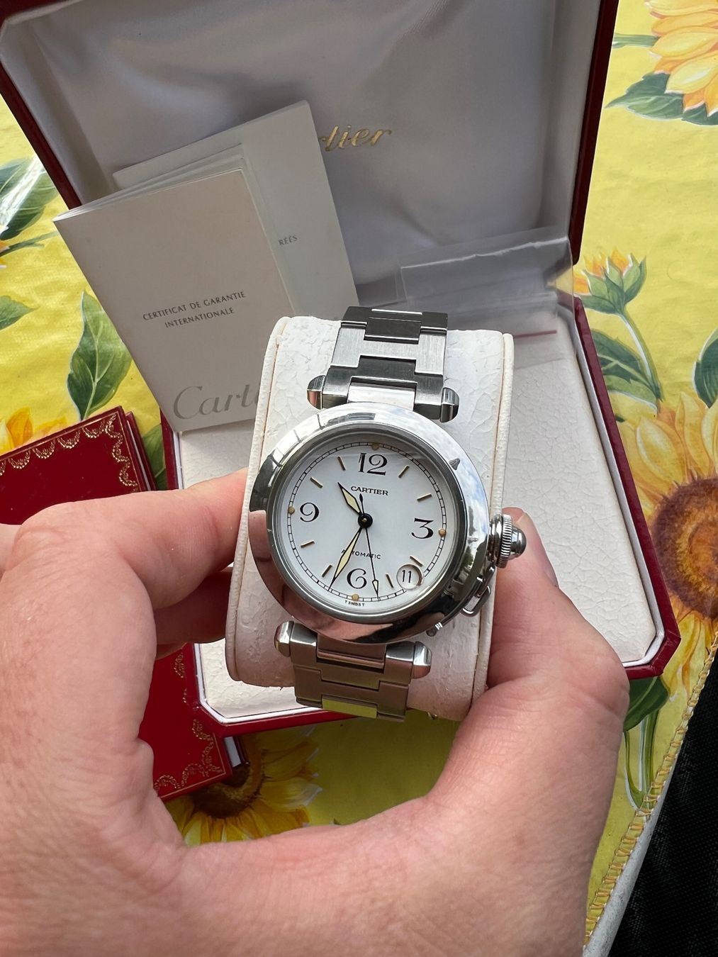 Cartier Uhren: Cartier Pasha C Automatic - White Dial / Ref: W31015M7 – Gebraucht aus Derendingen von MDPshopandmore 4