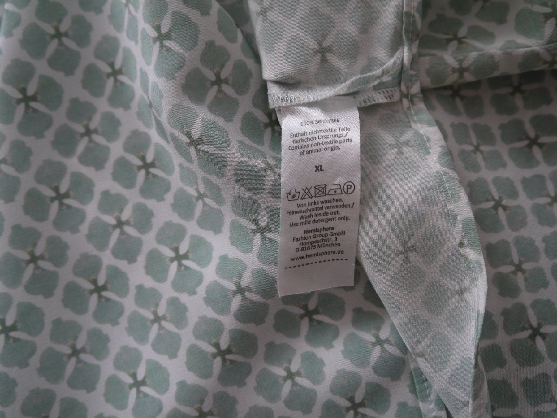 Hemisphere Camicette: HEMISPHERE Bluse aus 100%Seide Gr.XL – Usato da Hagendorn venduto da Blaf 3