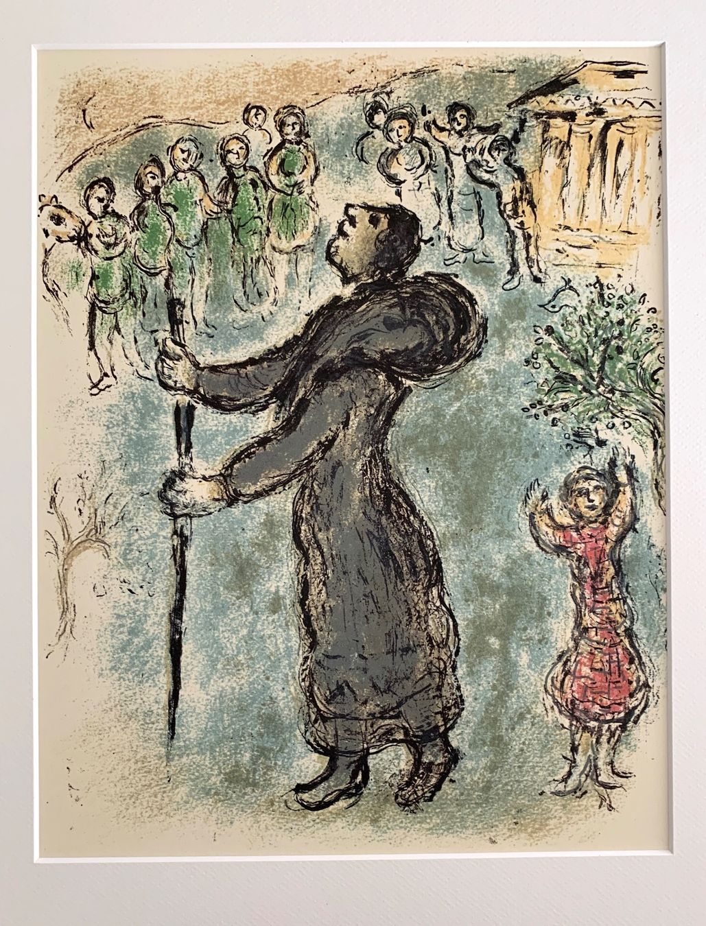 Grafica & Litografie: Marc Chagall   "Homer Die Odyssee"    3 Lithographien – Usato da Nennigkofen venduto da waltraub 1