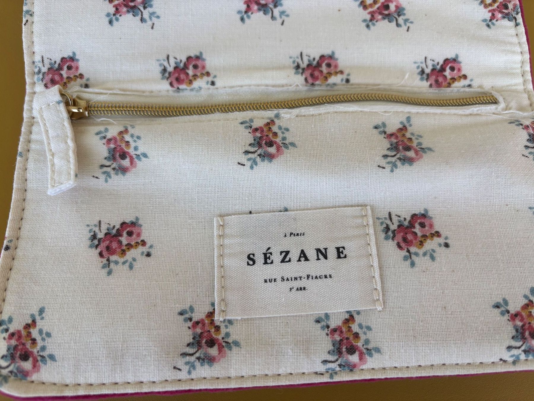 Sezane Sacs: SEZANE Schmuck Täschchen pinker Samt – D'occasion à Zürich par missmodernage 5