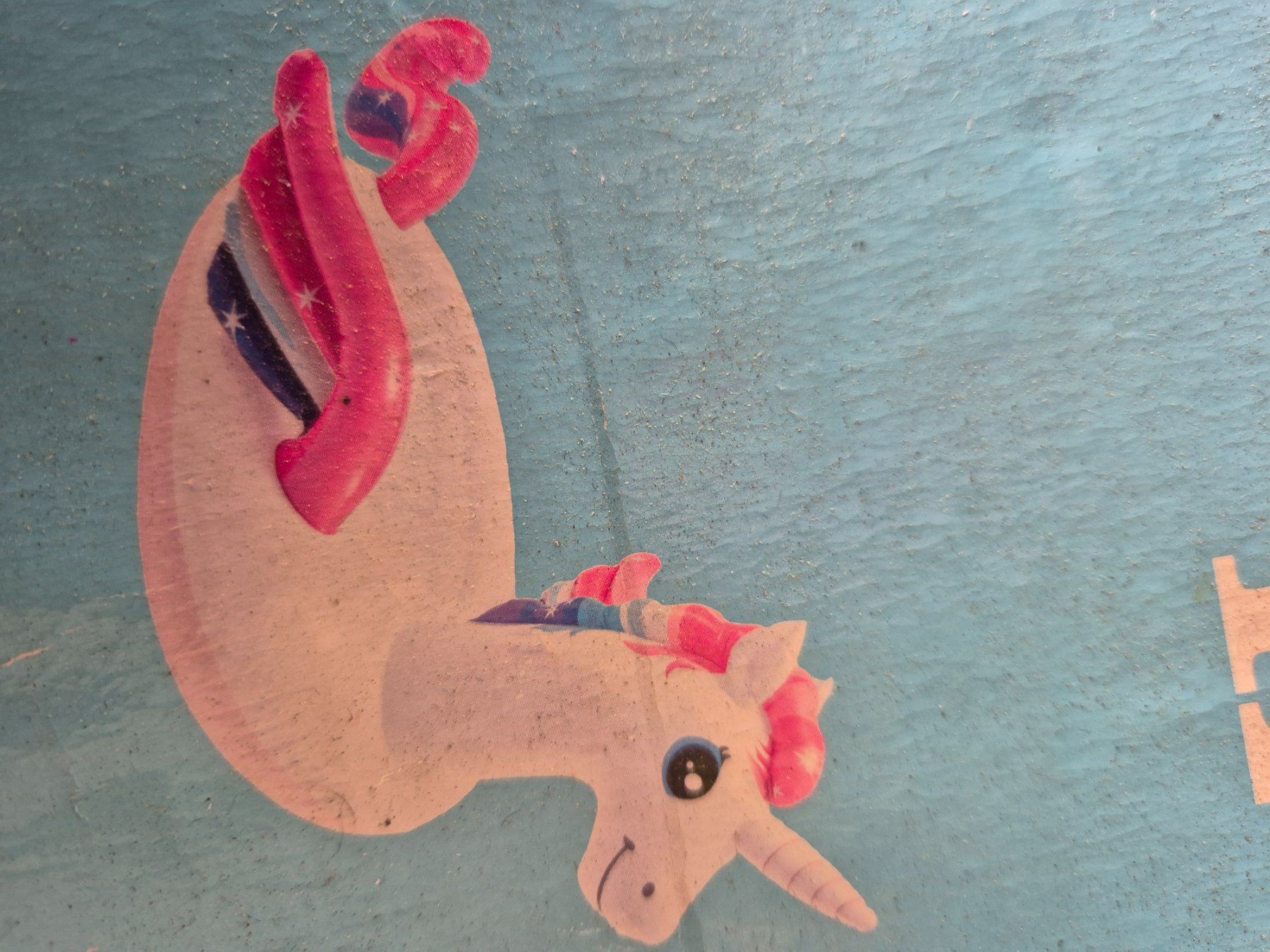 Salvagente: Intex Mega Einhorn Insel, Luftmatratze, Badespass! – Usato da Schwarzenburg venduto da Flamingo07 1
