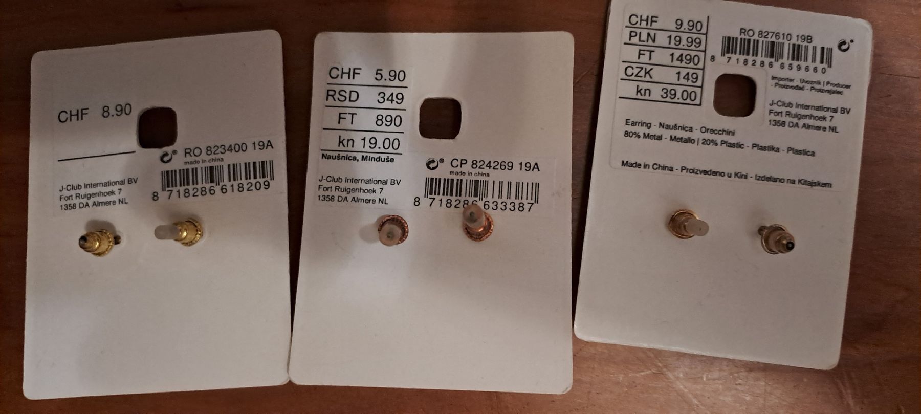 Autres bijoux: Ohrstecker Set – Neuf avec emballage d'origine à Neuenkirch par domsalat7 1