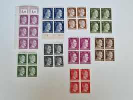 Deutsches Reich Briefmarken Adolf Hitler Blöcke postfrisch